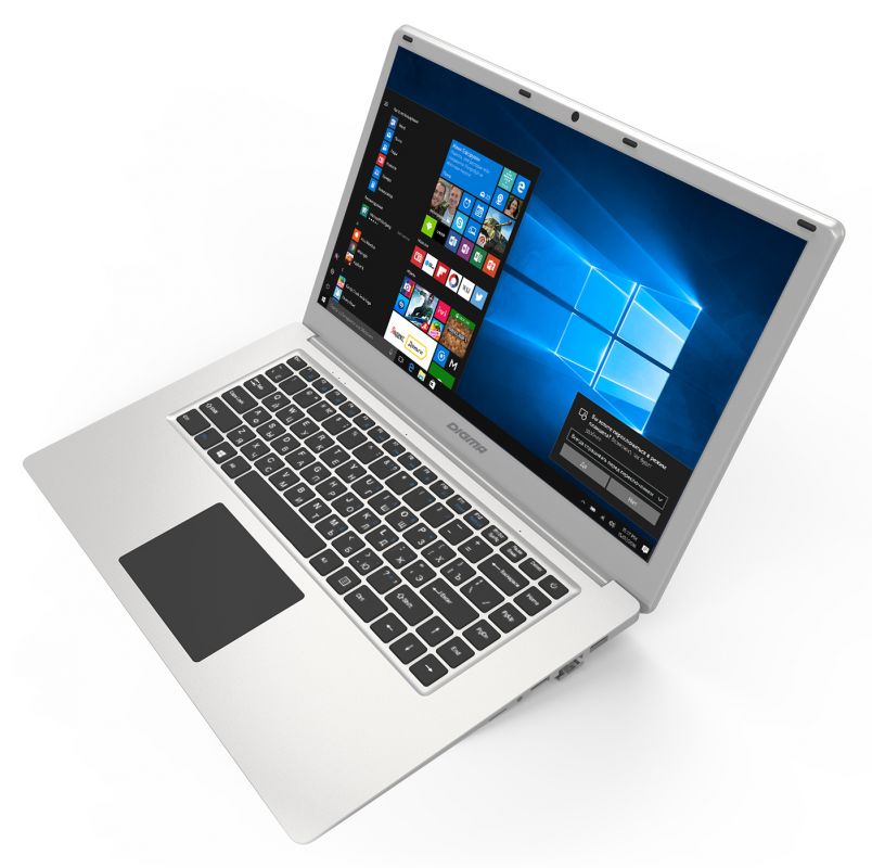 Ноутбук Digma EVE 605 silver 15.6 {FHD IPS Atom X5-Z8350/4Gb/SSD32Gb/W10}