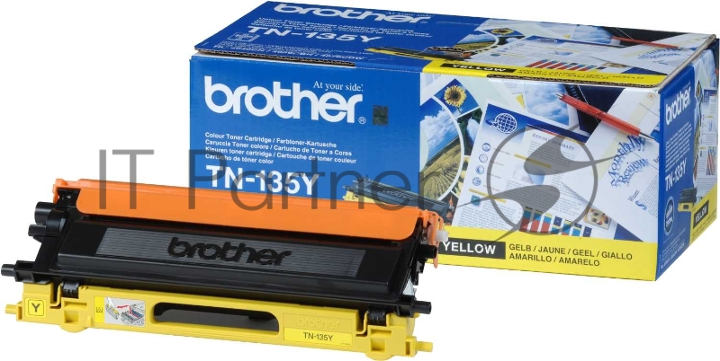 Расходные материалы Brother TN-135Y Картридж, Yellow {HL4040CN/4050CN/MFC 9040CN/9440CN, (4000 стр.)}