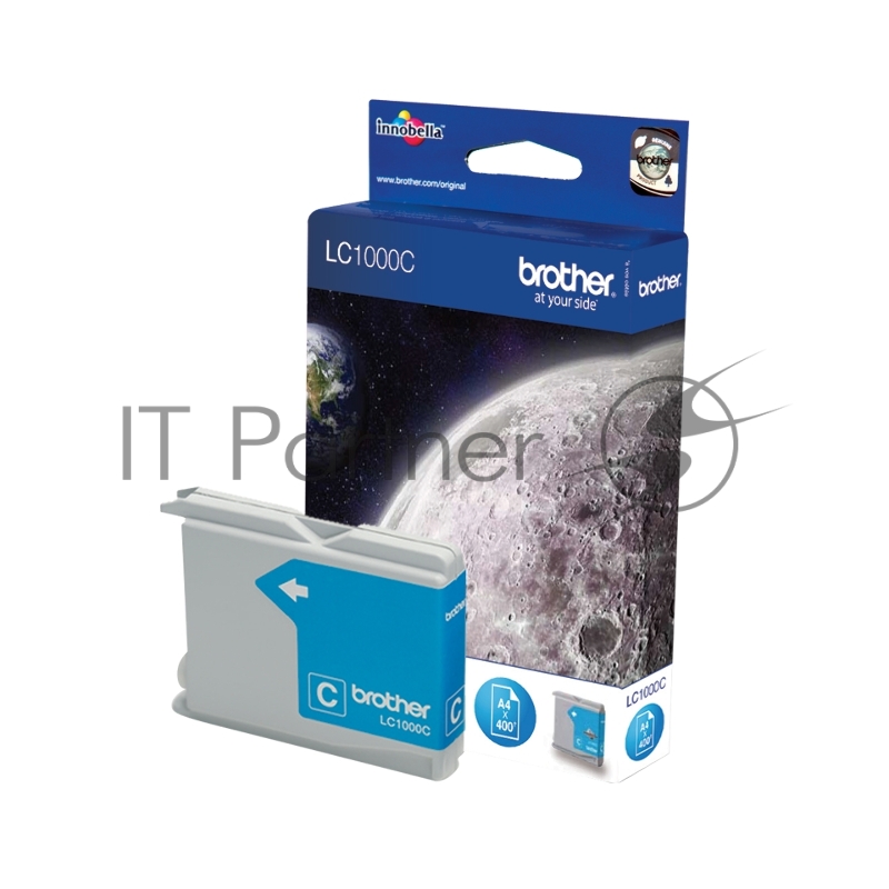 Картридж струйный Brother LC1000C голубой для Brother DCP-130/330