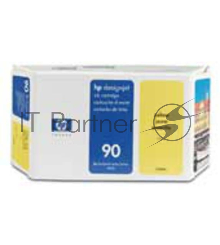 Картридж струйный HP №90 C5065A желтый для HP DJ 4000/4500 (400мл)