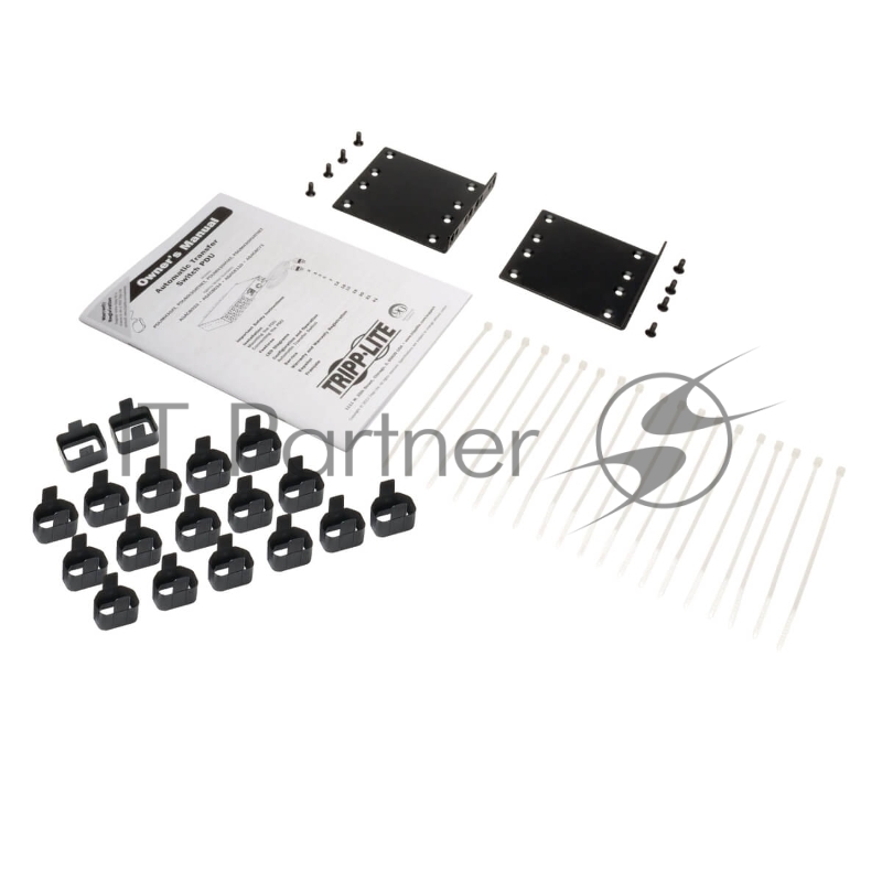 Блок распределения питания TrippLite TAA-Compliant 7.4kW Single-Phase ATS/Switched PDU, 230V Outlets (16 C13 & 2 C19), 2 IEC309 32A Blue Cords, 2U Rack-Mount