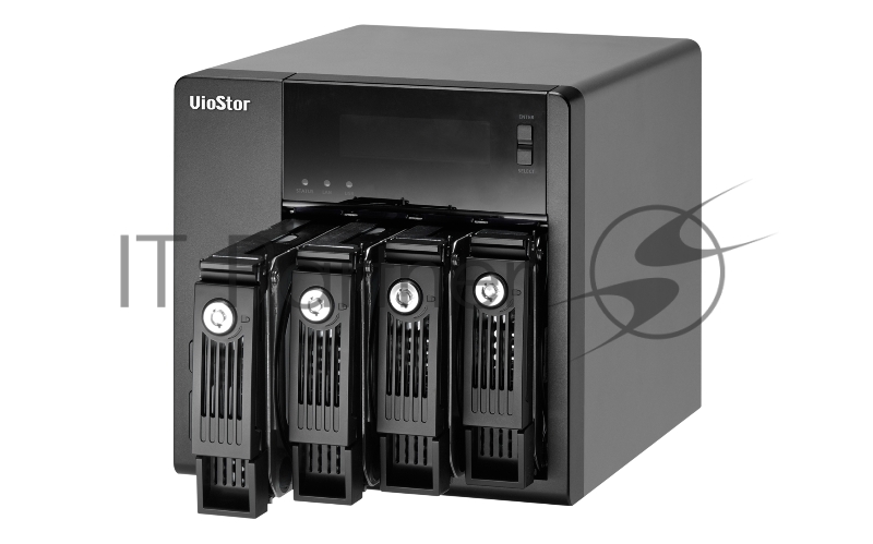 Сетевой IP-регистратор без дисков SMB QNAP VS-4112 Pro+ NVR, 12 channels, 4-tray w/o HDD, local monitoring. Intel 2,6 GHz