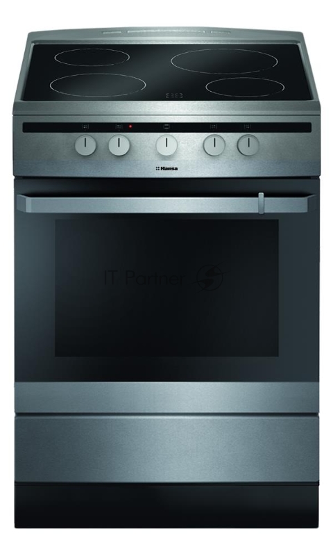 Плита Электрическая Hansa FCCX64000 серебристый