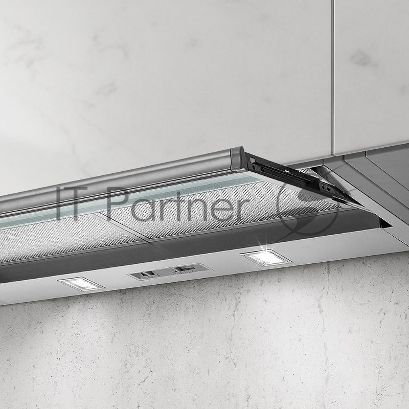 Встраиваемая вытяжка ELICA CIAK LUX GR/A/L/56 / 700 куб.м./мин., LED, нерж.сталь+стекло