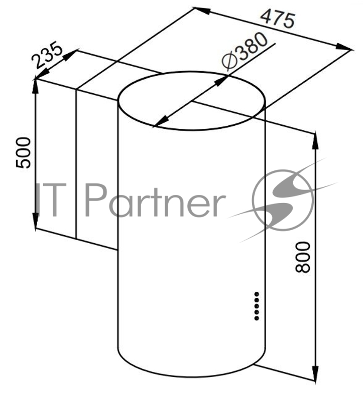 ВЫТЯЖКА MAUNFELD LEE WALL (C) 39 INOX