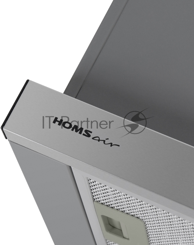ВЫТЯЖКА HOMSair Flat 50 Inox ВЫТЯЖКА HOMSair Flat 50 Inox/ встраиваемая, кнопочное управление, 2 скорости, 520 м3/ч, до 20 м2, 45 дБ, угольный фильтр CF110 - 1 шт, ШхВхД: 500х176х280 мм, нерж. сталь
