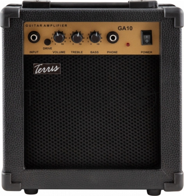 TERRIS TPACK-1 SB комплект электрогитара, комбик, чехол, стойка, тюнер цвет санберст