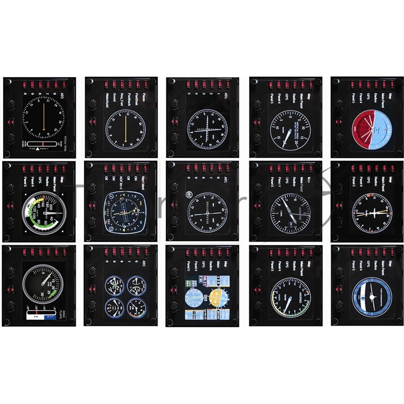 Контроллер игровой Logitech G Saitek Pro Flight Instrument Panel (приборная панель с ЖК-дисплеем для авиасимуляторов)