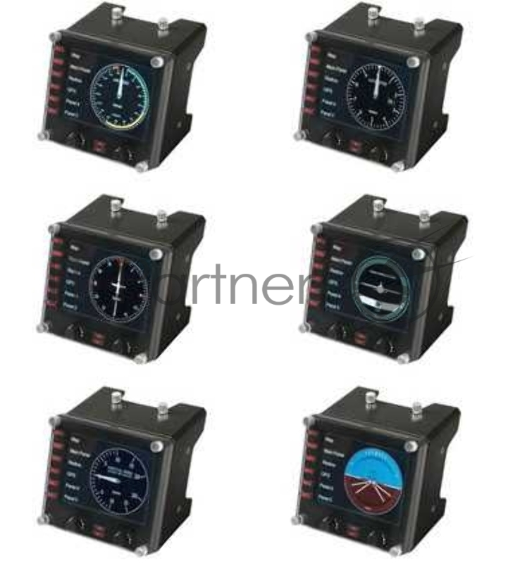 Контроллер игровой Logitech G Saitek Pro Flight Instrument Panel (приборная панель с ЖК-дисплеем для авиасимуляторов)