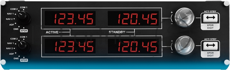 Контроллер игровой Logitech G Saitek Pro Flight Radio Panel (радиопанель для авиасимуляторов)