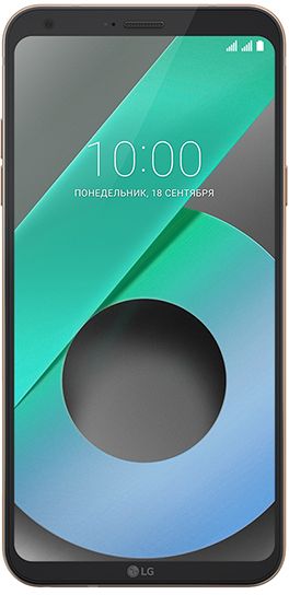 Смартфон LG Q6 M700AN 32Gb золотистый моноблок 3G 4G 2Sim 5.5 1080x2160 Android 7.0 13Mpix 802.11bg