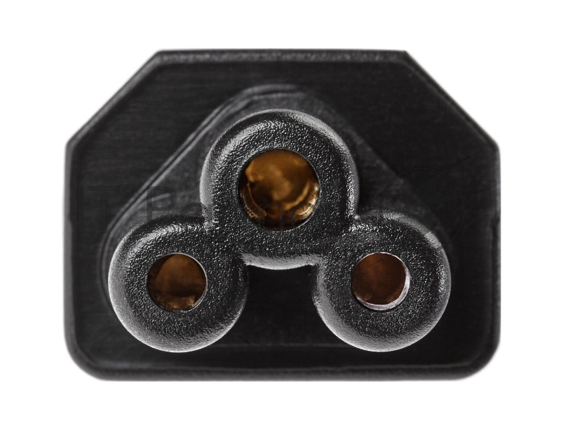 Кабель питания для ноутбуков 3-pin, с заземлением, 220V (EURO) 1.8м,медь, Telecom <TE022-CU0.5-1.8M>