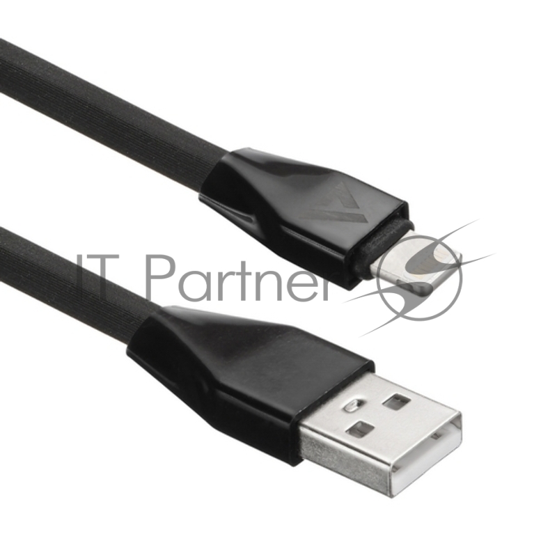 USB кабель ACD-Life Lightning ~ USB-A TPE, 1м, черный (ACD-U920-P5B)
