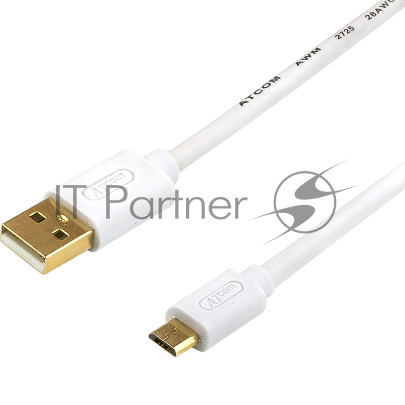 Кабель ATCOM AT9073 1.8 m USB(Am) <=> microUSB, блистер