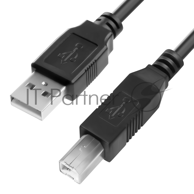 Кабель 1.0m USB 2.0, AM/BM, черный Кабель 1.0m USB 2.0, AM/BM, черный