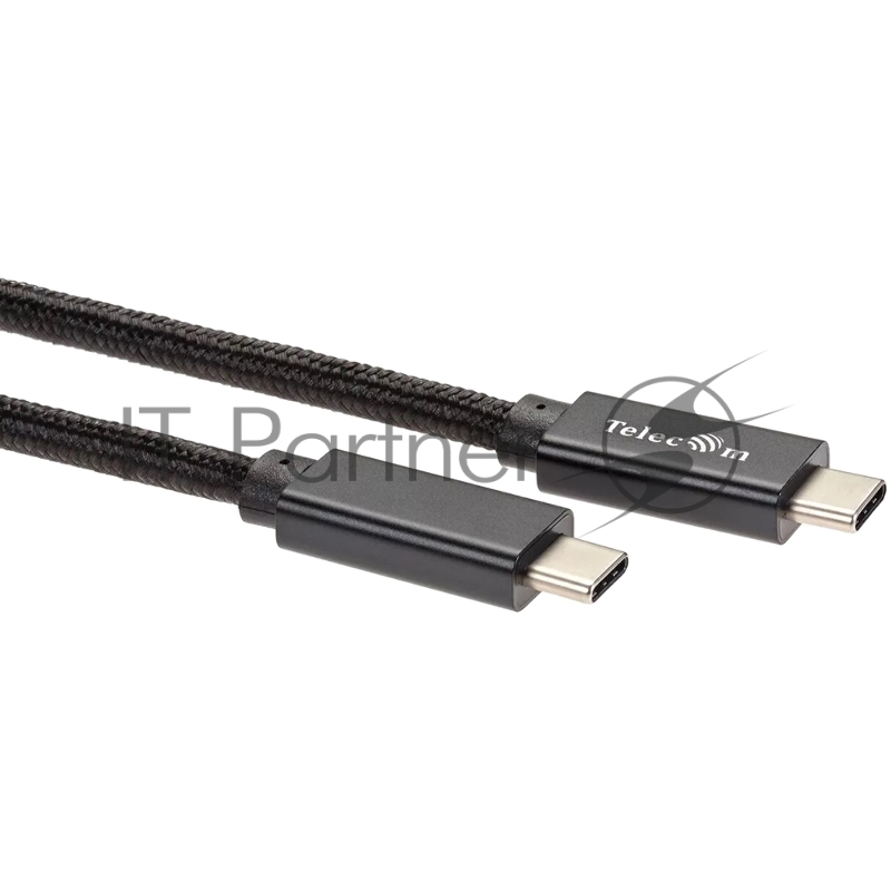 Кабель USB 3.1 Type Cm -- Cm IC 5А 20Gbs длина 2M, Telecom <TC420B-2M> черный