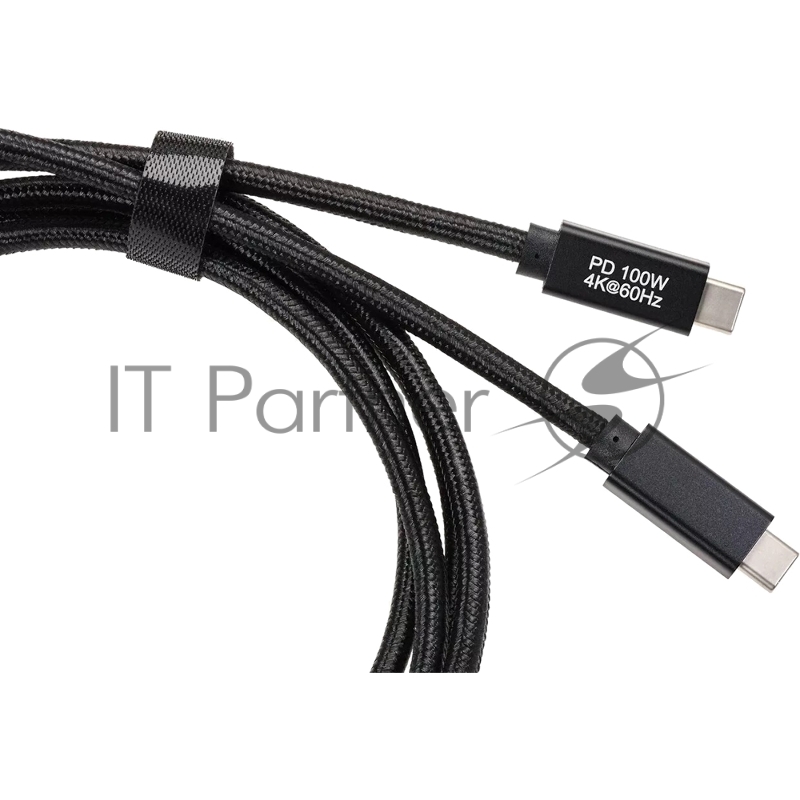 Кабель USB 3.1 Type Cm -- Cm IC 5А 20Gbs длина 2M, Telecom <TC420B-2M> черный