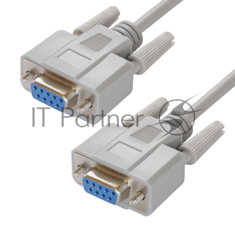 Кабель Greenconnect COM RS-232 порта соединительный 20 m, 9F / 9F Premium, серый, GCR-50649