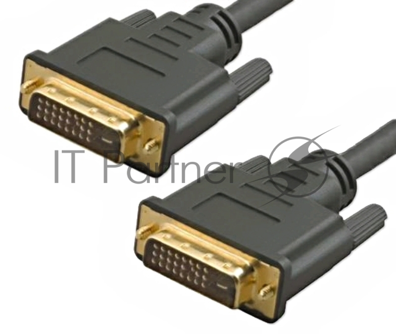 Кабель 5bites APC-096-020 DVI M / DVI M (24+1) double link, зол.разъемы, ферр.кольца, 2м.