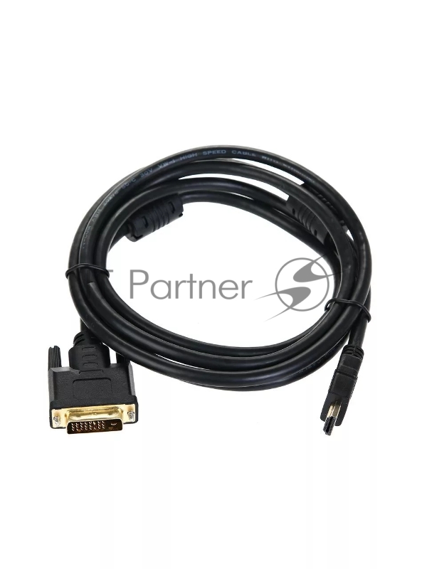 Кабель HDMI to DVI-D (19M -25M) 2м, TV-COM, 2 фильтра <LCG135F-2M>