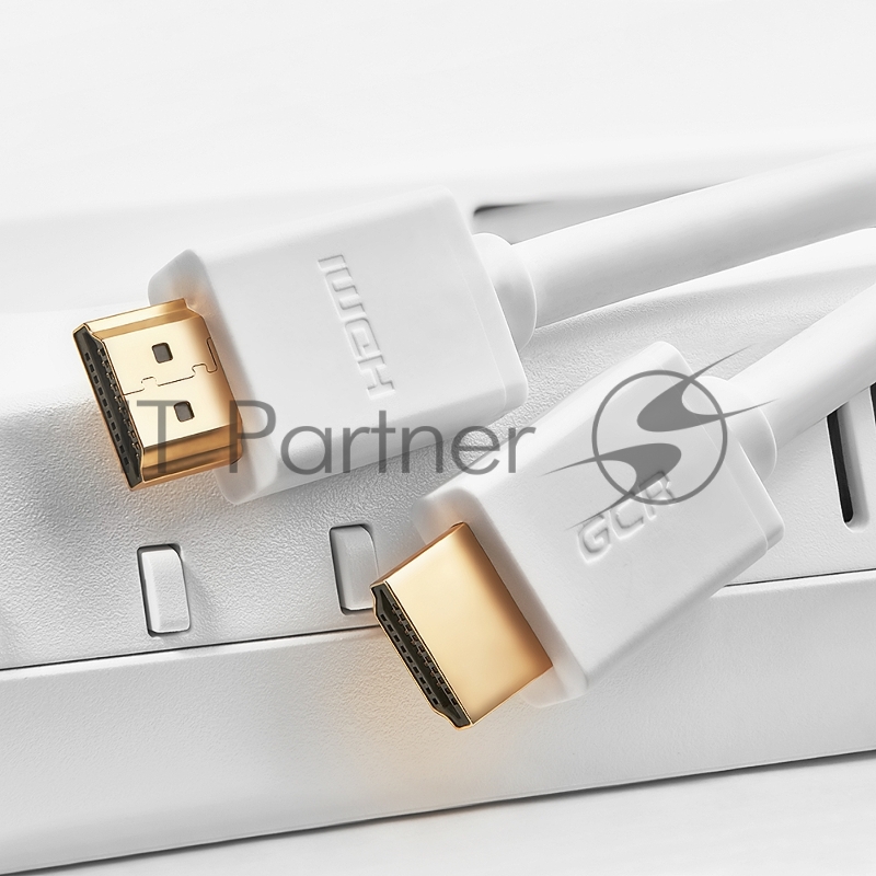 Кабель Greenconnect Кабель 1.5m v2.0 HDMI M/M белый, OD7.3mm, 28/28 AWG, позолоченные контакты, Ethernet 18.0 Гбит/с, 3D, 4K, тройной экран (GCR-HM761-1.5m)