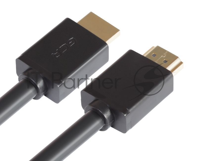 Кабель Greenconnect 3.0m v2.0 HDMI M/M Ethernet 18 Гбит/с, 3D, 4K, 28/28 AWG, OD7.3mm, тройной экран, позолоч. контакты, черный (GCR-HM411-3.0m)