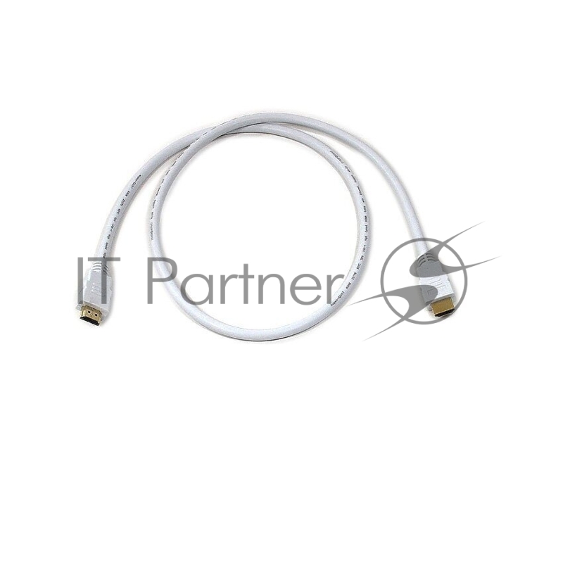 Кабель HDMI 19M/M ver 2.0, 1М, белый Aopen <ACG711W-1M>
