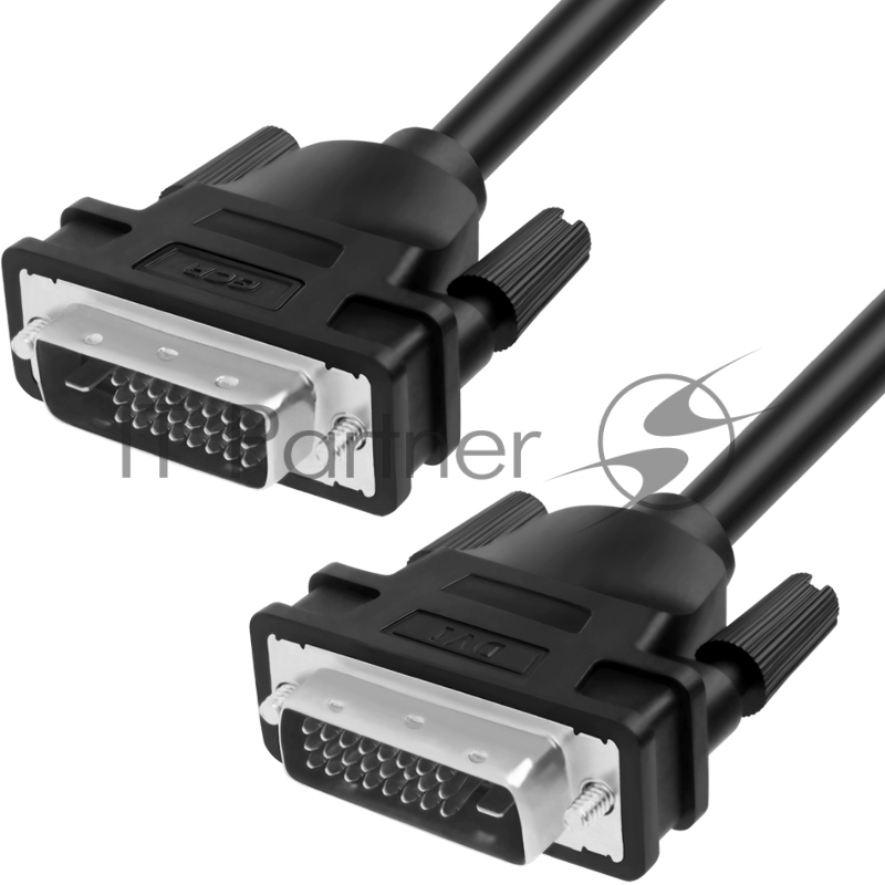 Greenconnect Кабель DVI-D 1.0m, черный, OD 8.5mm, 28/28 AWG, DVI/DVI, 25M/25M, GCR-DM2DMC-1.0m, двойной экран Greenconnect Кабель DVI-D 1.0m, черный, OD 8.5mm, 28/28 AWG, DVI/DVI, 25M/25M, GCR-DM2DMC-1.0m, двойной экран