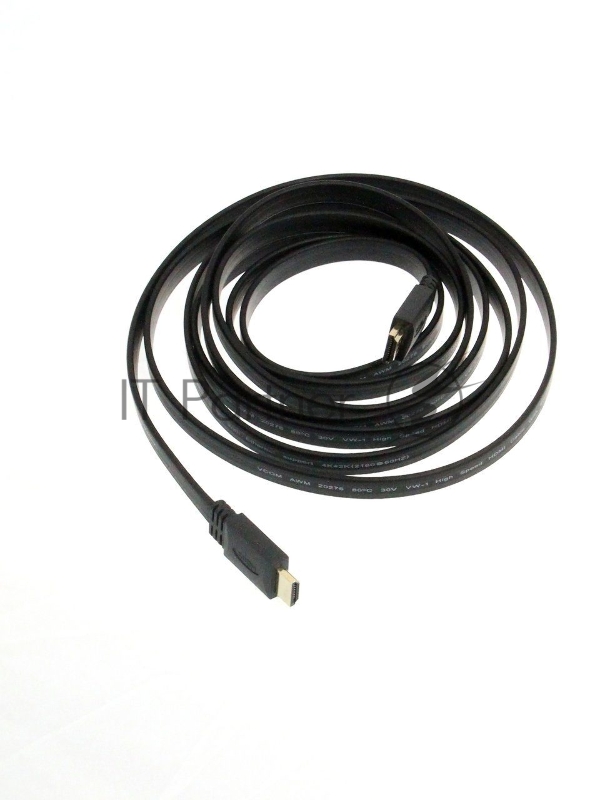 Кабель HDMI 19M/M,плоский, ver. 2.0, 4K@60 Hz 3m VCOM <CG522F-3M>