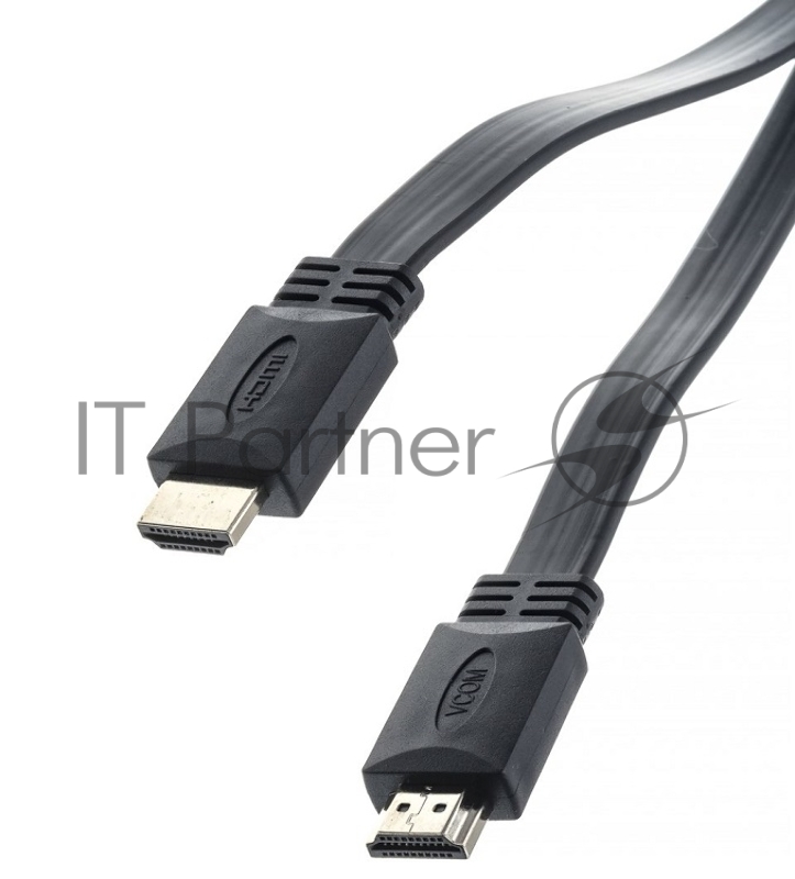Кабель HDMI 19M/M,плоский, ver. 2.0, 4K@60 Hz 3m VCOM <CG522F-3M>