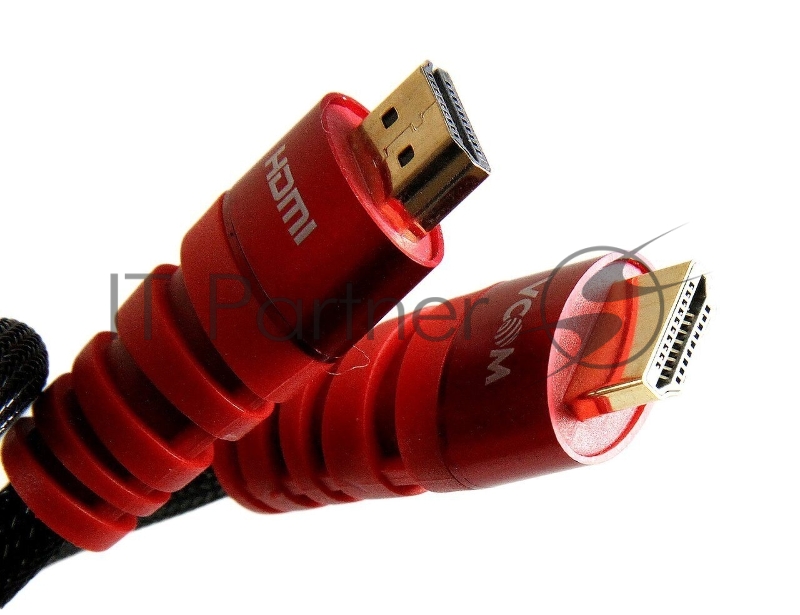 Кабель HDMI 19M/M ver. black and red 2.0, 1,8m VCOM <CG526S-R-1.8M> Blister Кабель HDMI 19M/M ver. black and red 2.0, 1,8m VCOM <CG526S-R-1.8M> Blister