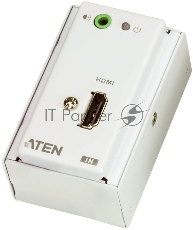 Настенный удлинитель HDMI по кабелю Cat 5, рамка MK (1080p@40м) HDMI/Audio 2xCat 5 Удлинитель с настенной панелью MK (1080p@40 м)