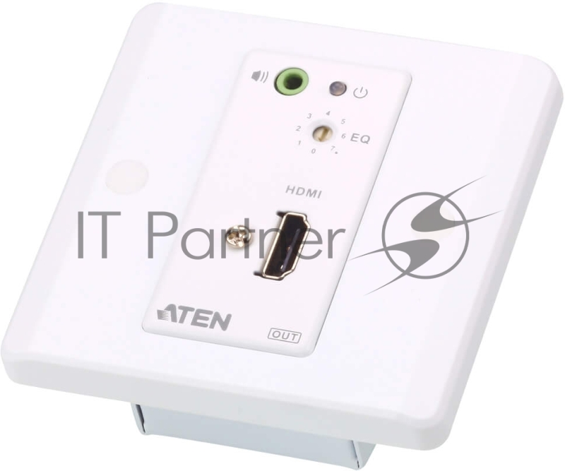 Настенный удлинитель HDMI по кабелю Cat 5, рамка MK (1080p@40м) HDMI/Audio 2xCat 5 Удлинитель с настенной панелью MK (1080p@40 м)