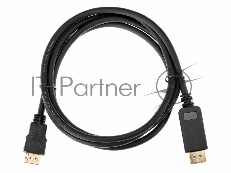 Кабель-переходник DisplayPort M-> HDMI M 4K@30Hz 1.8m Aopen/Qust <ACG608-1.8M>