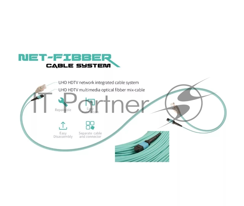 Сетевая Оптическая кабельная система HDMI2.0V VCOM 30M <D3745-30.0>