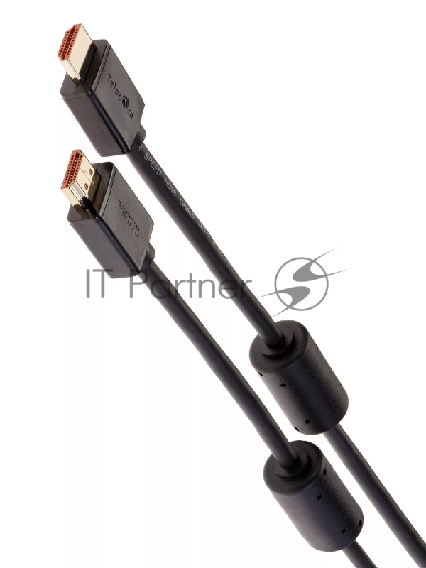 Кабель HDMI-19M --- HDMI-19M ver 2.0+3D/Ethernet ,15m, 2 фильтраTelecom <TCG215F-15M>