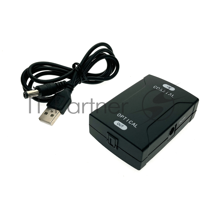 Конвертер EDH-R/T-USB, RCA (Coaxial) to Toslink (Optical), Espada. (44986)