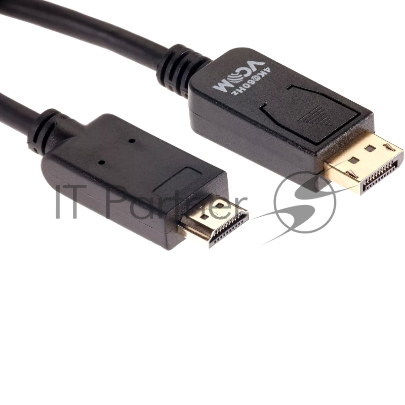 Кабель-переходник VCOM DisplayPort M-> HDMI M 4K@60Hz 1.8m VCOM (CG609-1.8M)