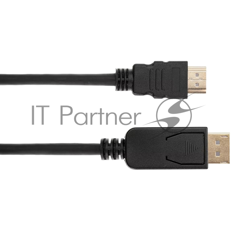 Кабель-переходник DisplayPort M-> HDMI M 4K@60Hz 1.8m VCOM/Aopen/Qust <ACG609-1.8M>
