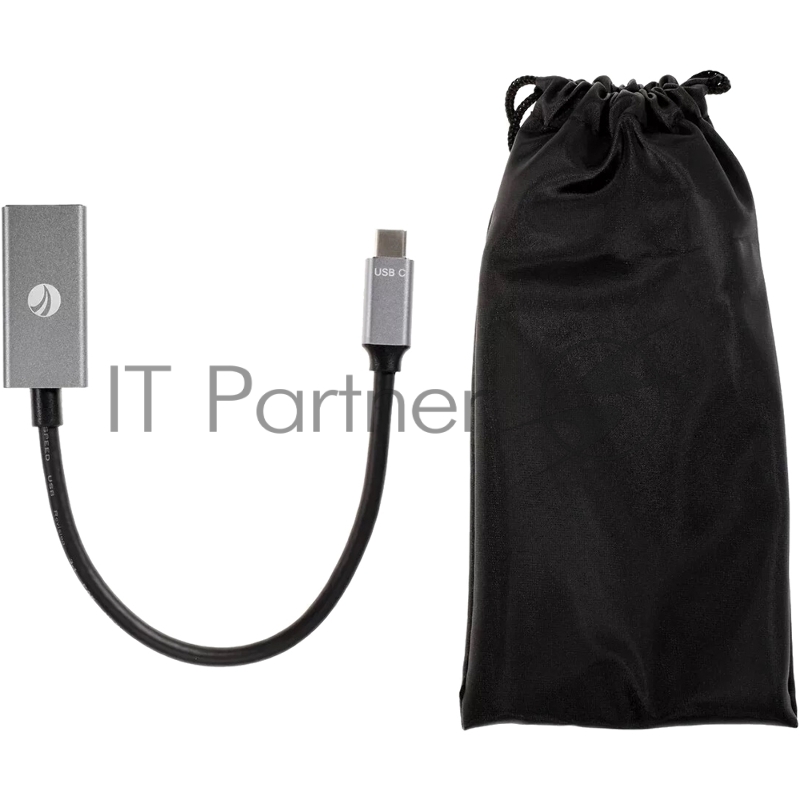 Адаптер USB Type-Cm---->DP(f) 1.4v, 8K@ 60Hz, Alum Shell,VCOM <CU480M>