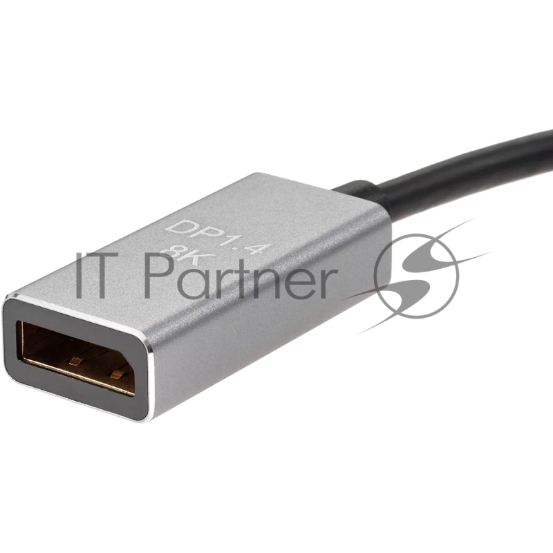 Адаптер USB Type-Cm---->DP(f) 1.4v, 8K@ 60Hz, Alum Shell,VCOM <CU480M>