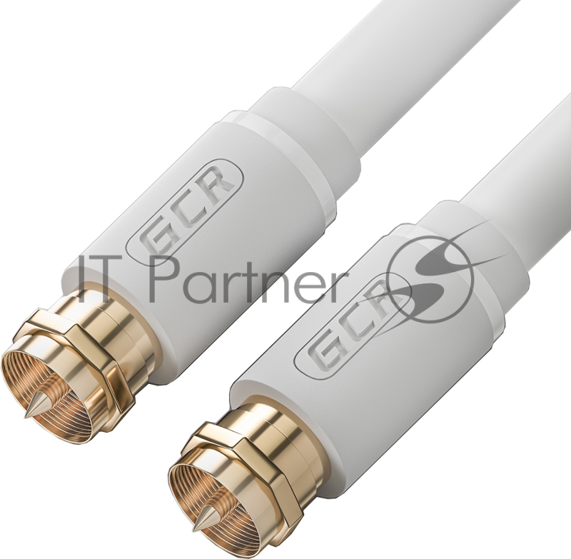 Кабель GCR 1.0m антенный (коаксиальный) Male F81 / Male F81, резьба, GCR-51822