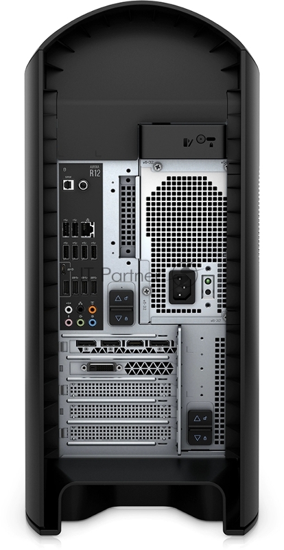 Компьютер Alienware Aurora R12 MT i7 11700F (2.5) 32Gb SSD1Tb/RTX3080Ti 12Gb Windows 10 GbitEth WiFi BT 1000W клавиатура мышь черный
