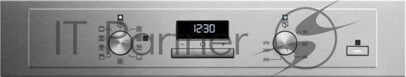 Встраиваемая электрическая духовка ELECTROLUX Встраиваемая электрическая духовка ELECTROLUX/ Духовой шкаф с паром SteamBake, основной цвет - нержавеющая сталь c Anti Finger Print, утапливаемые переключатели, таймер отключения, будильник, хромированны