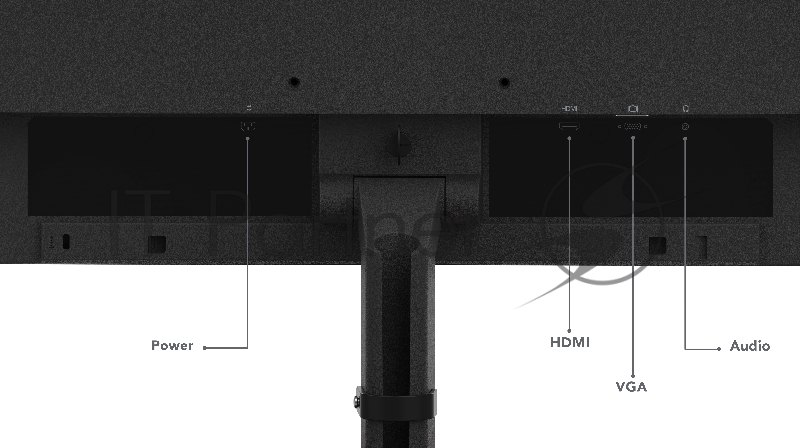 МОНИТОР 23.8 Lenovo ThinkVision S24e-20 Black (VA, 1920x1080, 4 ms, 178°/178°, 250 cd/m, 3M:1, VGA+HDMI) (62AEKAT2EU)