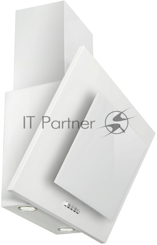 Вытяжка каминная Maunfeld TOWER C 50 белый управление: кнопочное (1 мотор)