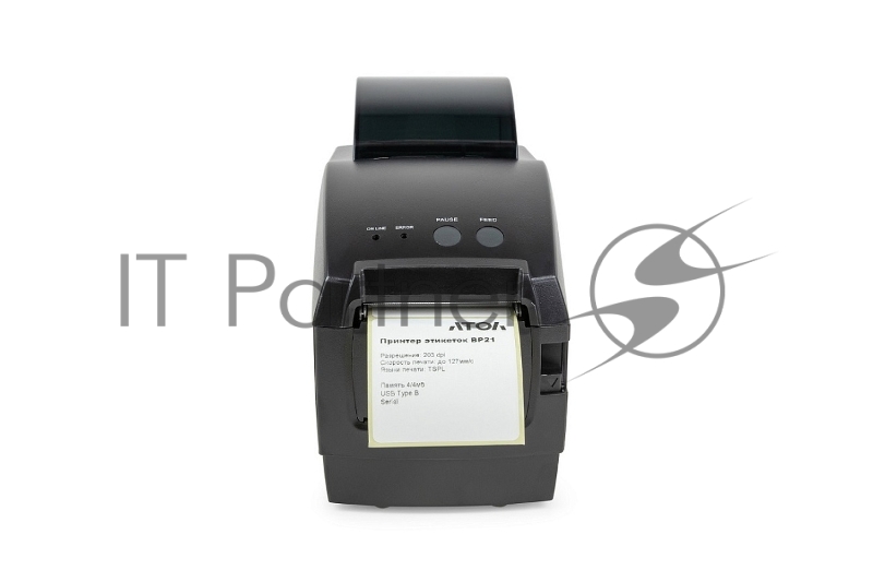 Термопринтер штрих-кода АТОЛ BP21, 203dpi, термопечать, RS-232 и USB, ширина печати 54мм, скорость 127 мм/с (33924)