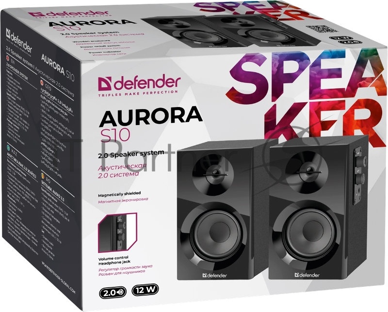 Акустическая система 2.0 AURORA S10 65414 DEFENDER