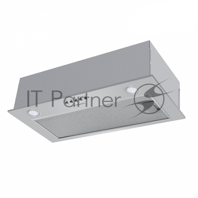 ВЫТЯЖКА MAUNFELD ВЫТЯЖКА MAUNFELD/ • Тип: встраиваемая • Цвет: черный• Встраиваемая вытяжка.Максимальная производительность 520 м3/ч, рассчитанная на кухню до 20 м2.Низкий уровень шума 52 Дб.Кнопочное управление 3 скоростями, LED, нерж. сталь