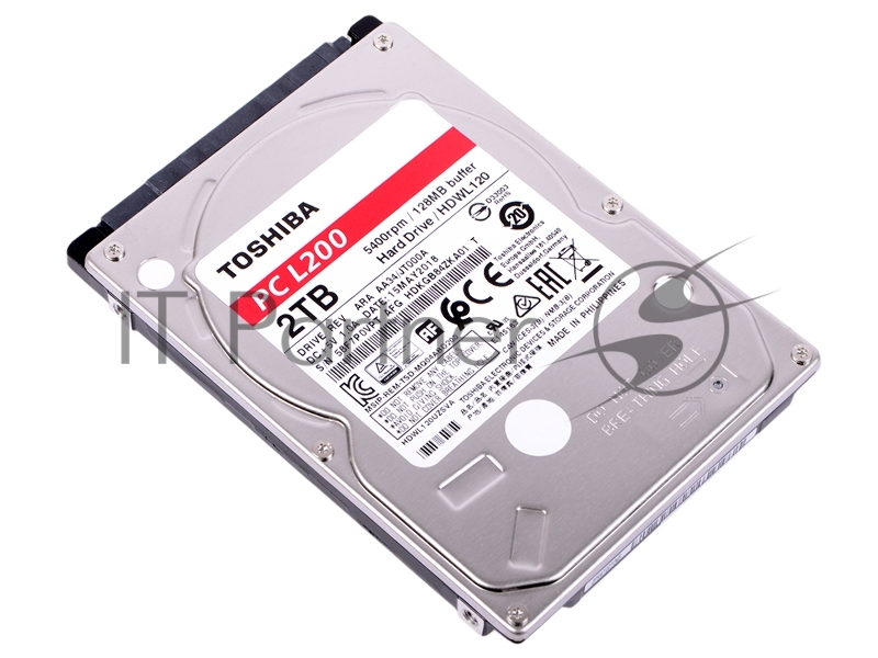 Жесткий диск TOSHIBA HDWL120UZSVA/HDKGB84ZKA01T L200 Mobile 2ТБ 2,5 5400RPM 128MB SATA-III